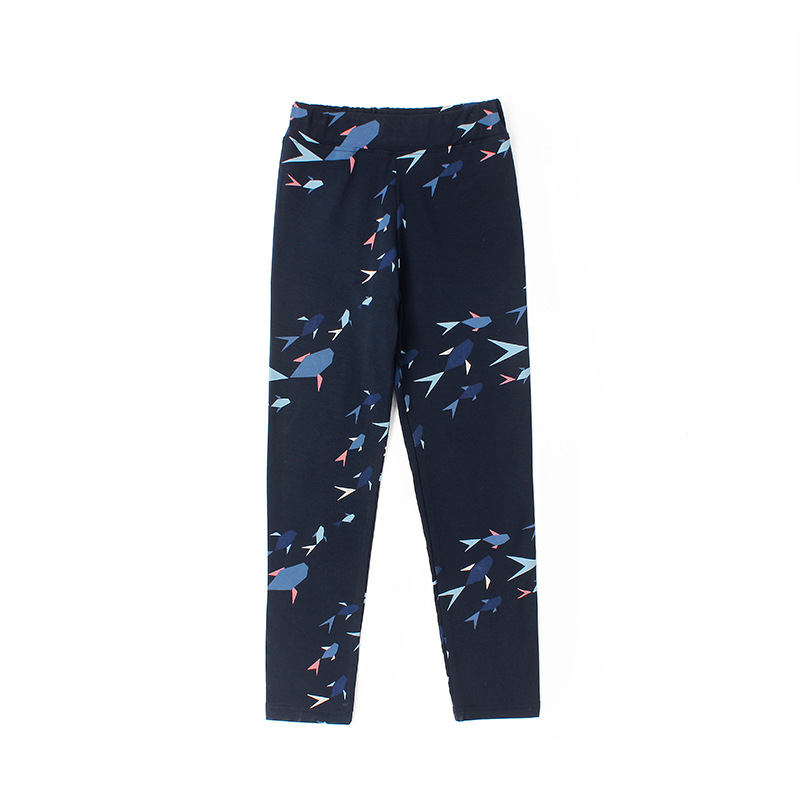 Picture of Girls' Summer Children's Pants Korean Style New Leggings Large Children's Solid Color Sports Anti-mosquito Pants Children's Pants for Hair