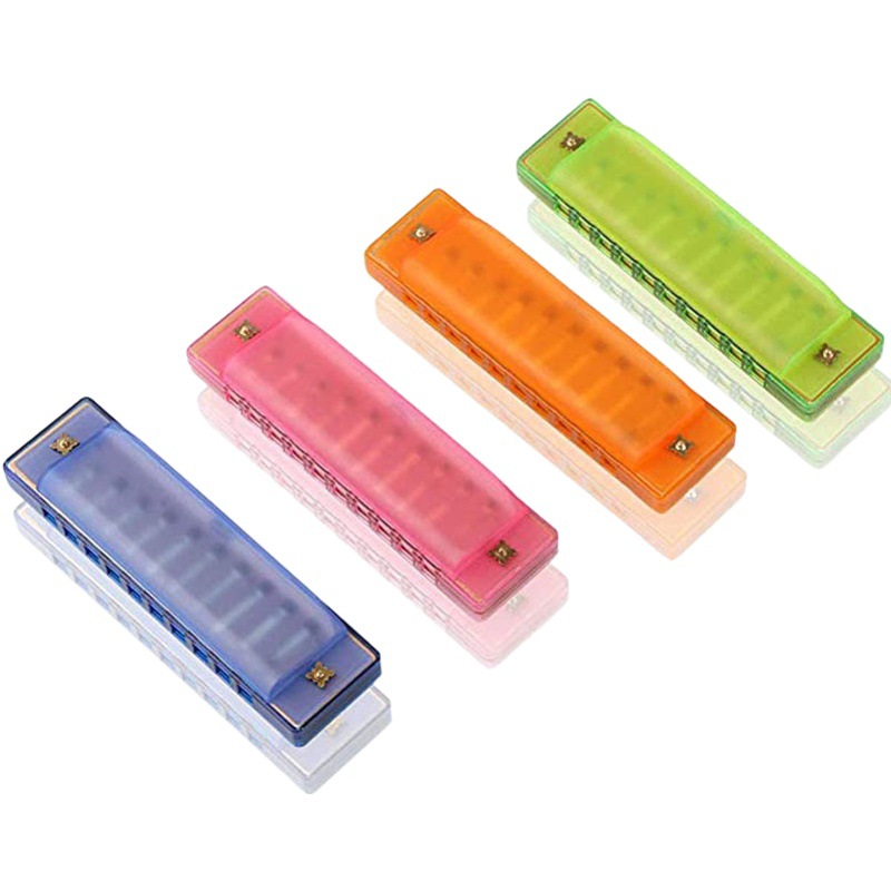 Kaimo Musical Instrument 10 Holes Plastic Children's Harmonica Kindergarten Student Baby Playing Toy Musical Instrument Stall Toy