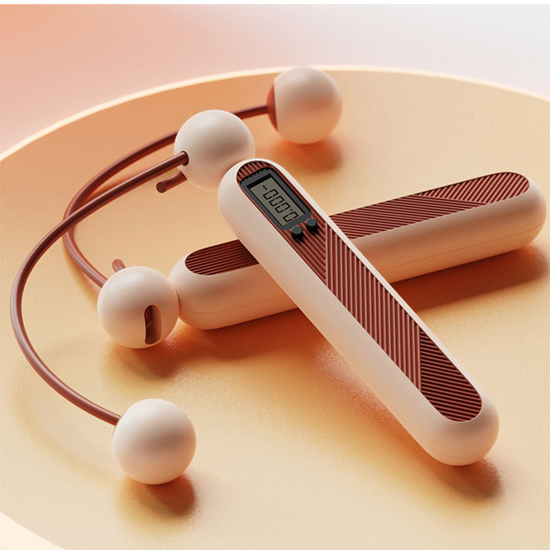 Cordless Rope Skipping Fitness Weight Loss Exercise Girls Fat Burning Electronic Counter Load Adult Special Professional Rope