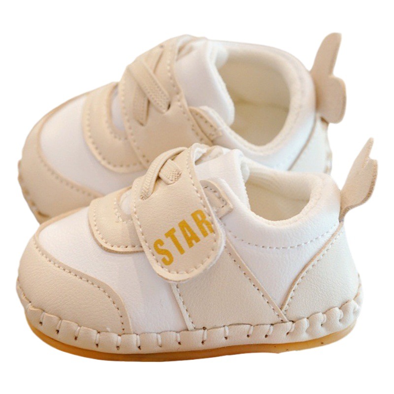 Baby shoes soft bottom non-slip toddler shoes spring and autumn beginner baby shoes 0-1 years old toddler anti-slip breathable