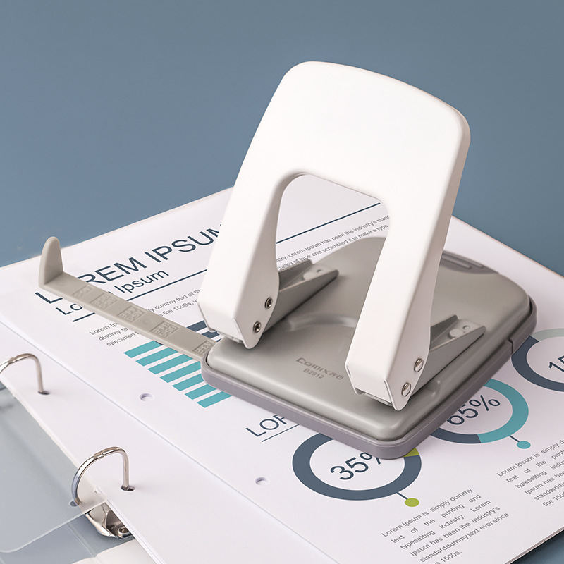 Hole Puncher Press Book a4 Paper File Document Binding Pole Puncher Double Hole Binding Machine Small Pole Puncher