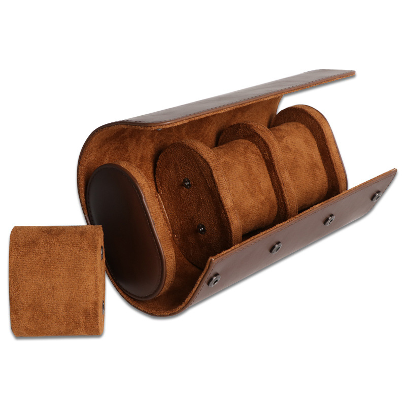 Picture of Watch Packaging Box to Store Sewing One/Two/Three-Pack Pu Leather Watch Leather Case with Custom Leather Bag