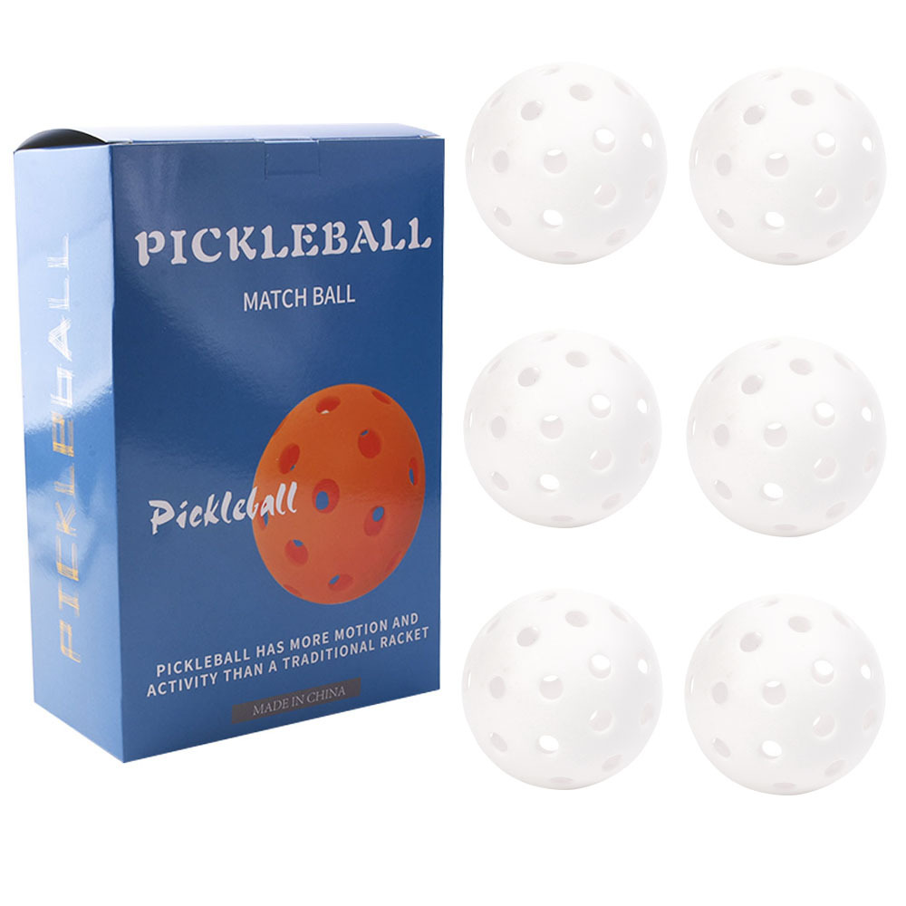 Picture of Factory Direct Sales in stock pick ball 40 hole ball hole ball pickleballs74mm rotational plastic injection luminous ball