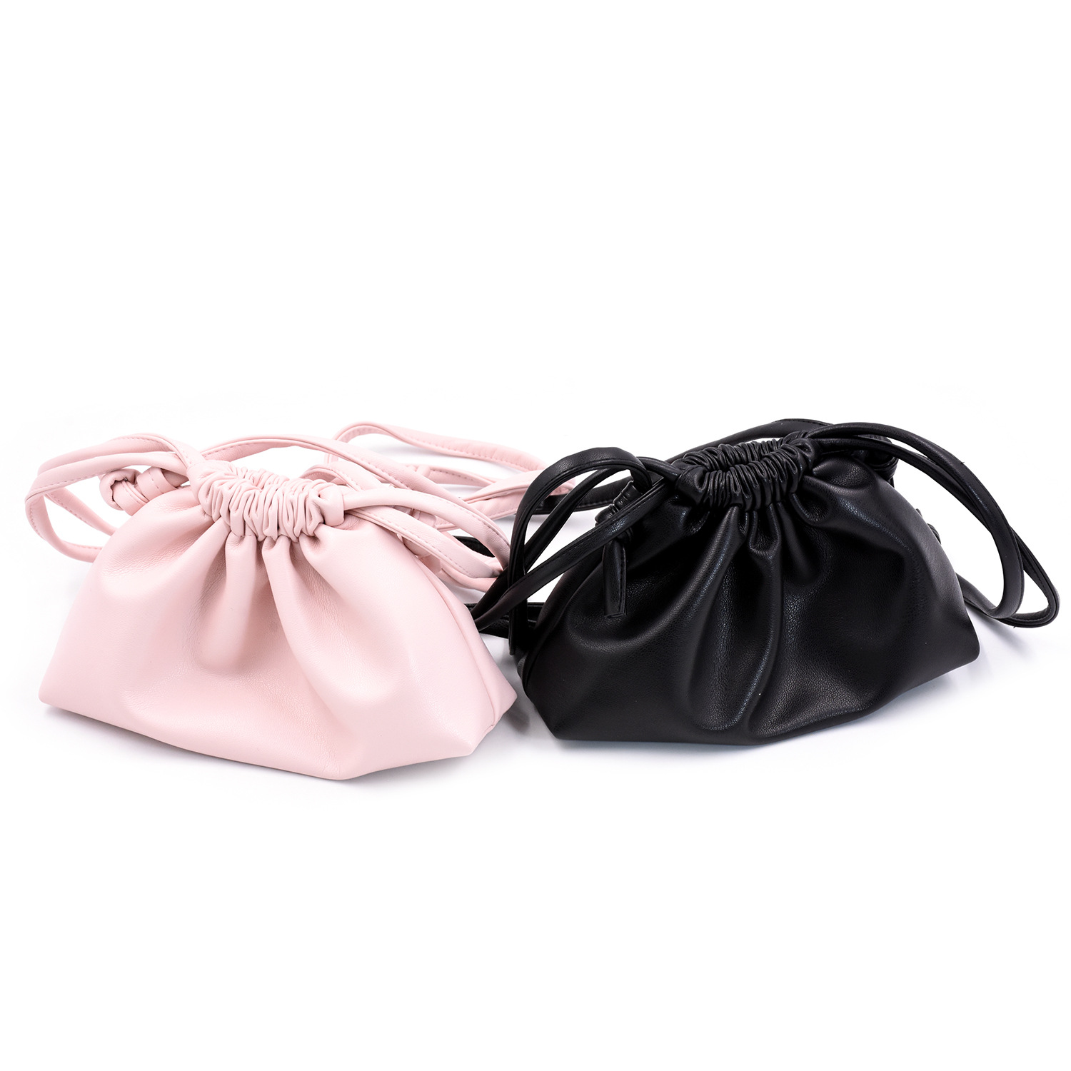 High Quality PU Handbag Gift Bag Jewelry Jewelry Drawstring Crossbody Bag Cosmetic Storage Cloth Bag
