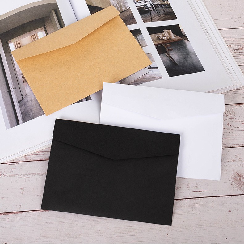 Picture of Cross-border B6 envelope invitation greeting card creative business western-style blank kraft paper white sulfate paper envelope manufacturers