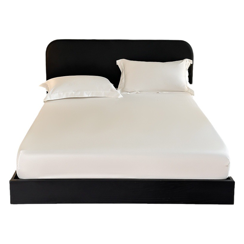 High-end 200 long-staple cotton bed sheets one piece pure cotton 100 pure cotton solid color light luxury high-end new bedspread quilt sheet