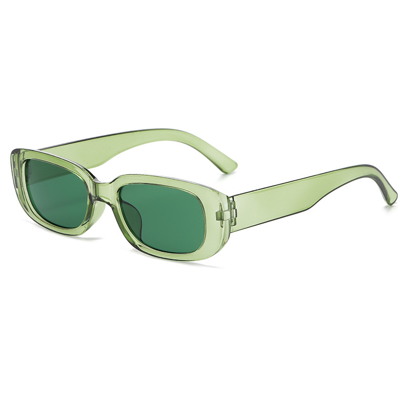 Picture of New Fashion Candy Color Cat's Eye Sunglasses European and American Fashion Street Shooting Joker Small Frame Plastic Tooth Sunglasses s23081