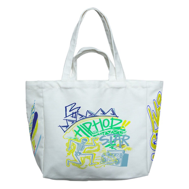 Manufacturer Pang Donglai Canvas Bag Advertising Creative Environmentally Friendly Canvas Bag Shoulder Satchel Embroidered Cotton Bag Custom Logo