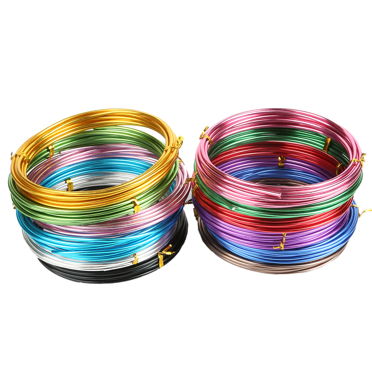 Picture of Wholesale 1mm-2.5mm oxidized colored aluminum wire DIY handmade material soft aluminum wire bicycle crafts ornaments