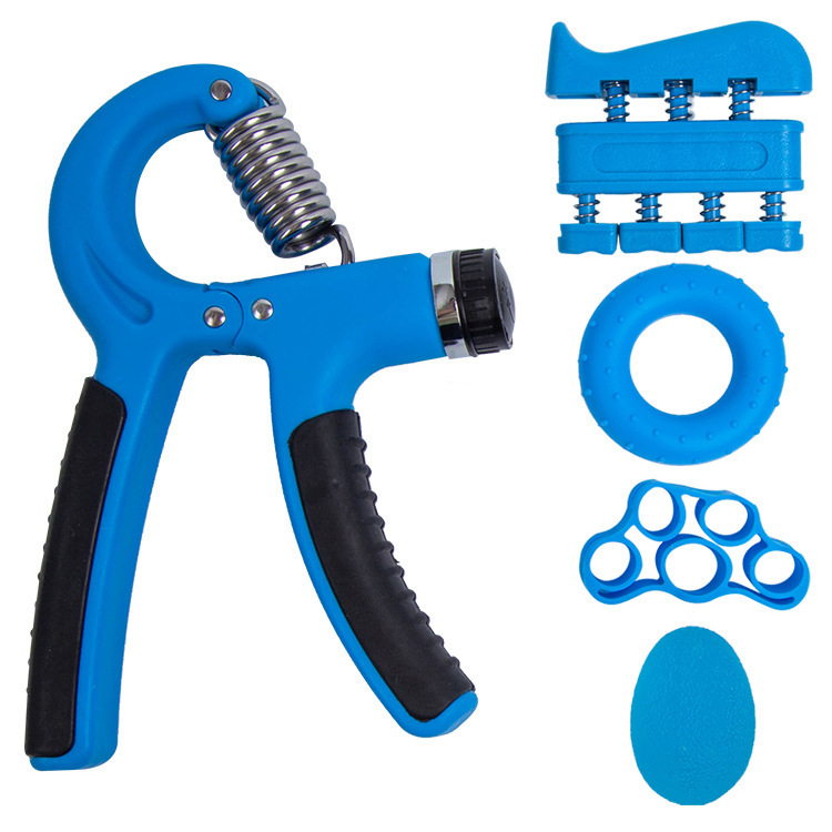 Picture of Adjustable Grip Strength Set, Hand Trainer, Grip Ring, Finger Exerciser, Combination Fitness Supplies, Five-Piece Set