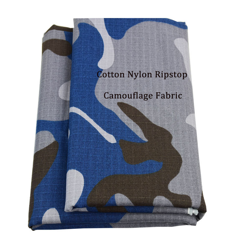 Cotton Brocade Small Checkered Camouflage Printed Fabric, Tear-Resistant Plaid Fabric, Cargo Pants Clothing Fabric