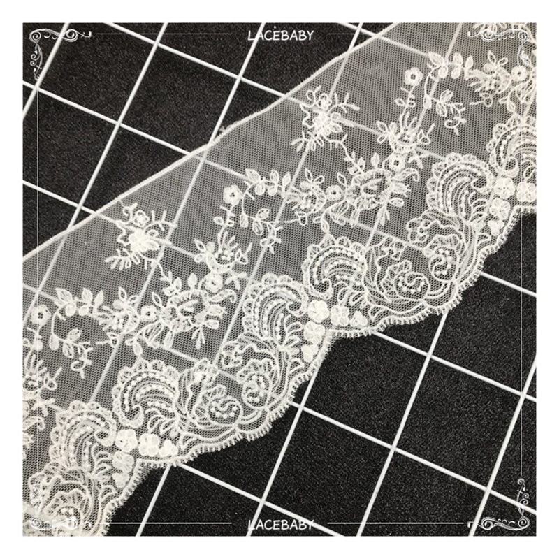 Lace water soluble milk silk clothing embroidery lace mesh wholesale lace new factory polyester embroidery accessories