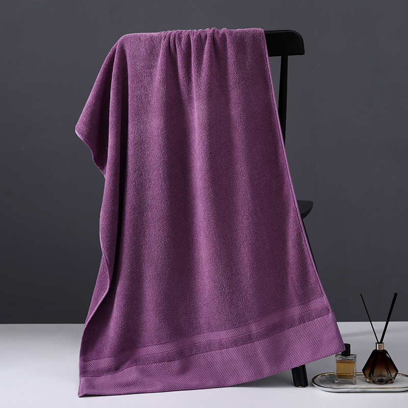 Picture of Five-star hotel 7A antibacterial cotton bath towel thickened 400g hotel homestay bath cotton face towel