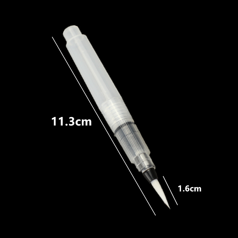 Picture of Solid Watercolor Fountain Pen, Water Filling Painting Brush, Pointed Flat Pen, Water Storage Pen, Water-Soluble Colored Lead Painting Pen