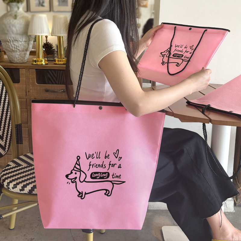Large-Capacity Sewing Bags, Custom-Made Women's Clothing Store Non-Woven Bags, Handbags, Environmentally Friendly Shopping Handbags, Custom-Made