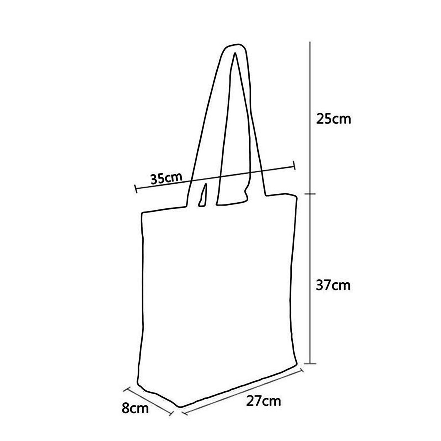 Picture of New cute flower cat printed shoulder bag portable travel storage bag large capacity outdoor tote bag