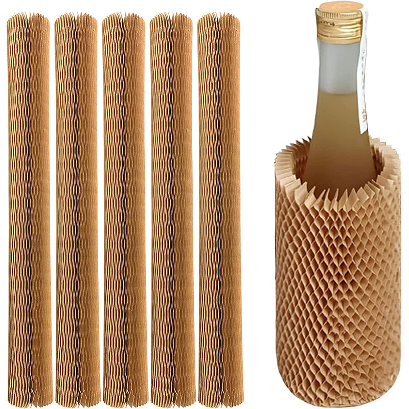 Picture of Foreign Trade Cross-border Honeycomb Paper Cover Degradable Red Wine Honeycomb Paper Protective Cover Environmental Protection Honeycomb Cushioning Wrapping Paper