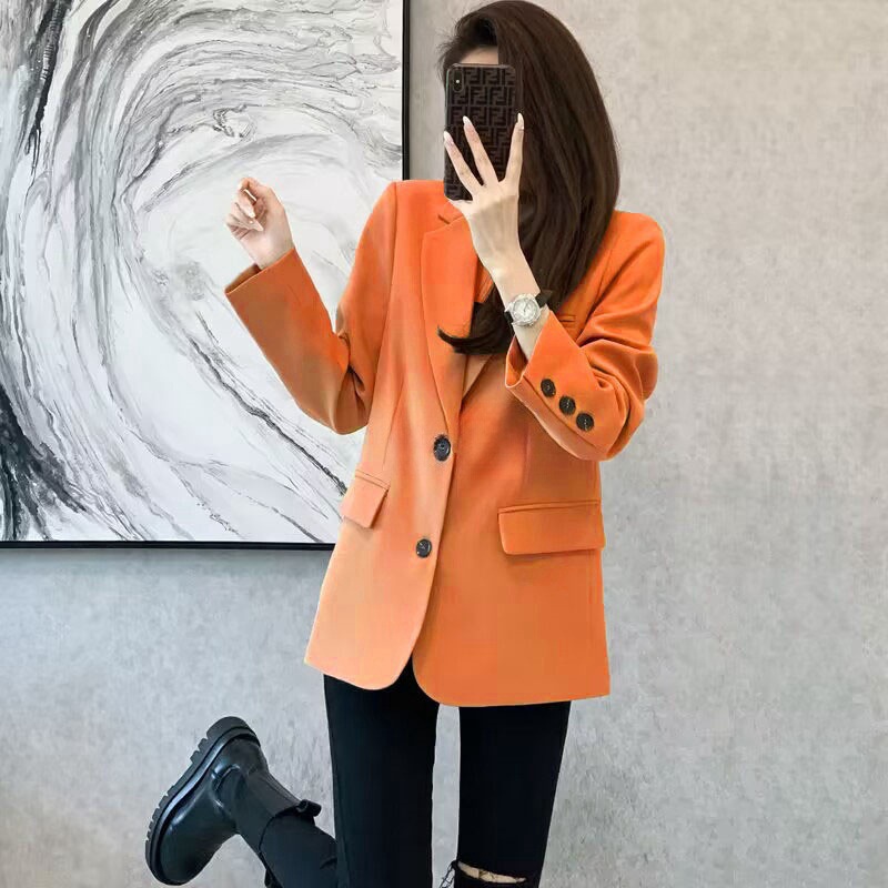 Picture of 2024 new wholesale commuter spring and autumn Joker suit jacket female Korean trend European little one generation hair