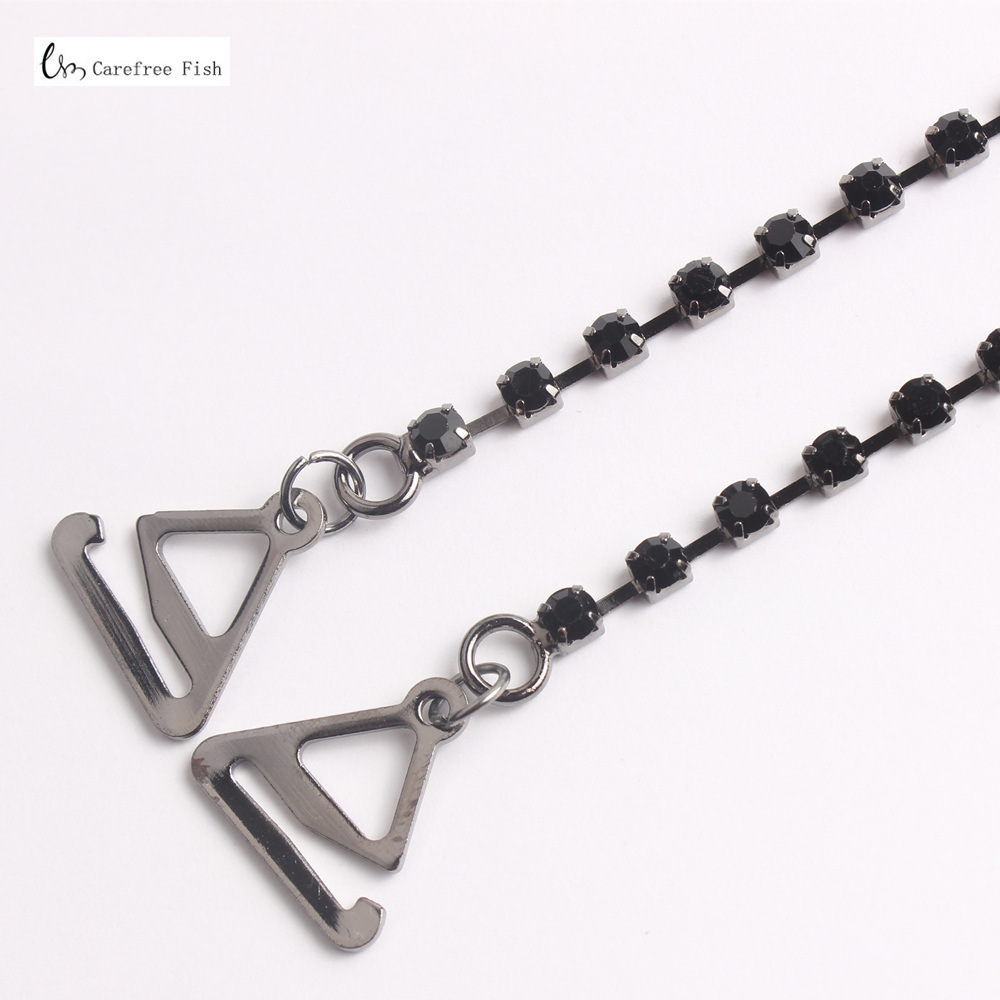 Picture of [Manufacturer Wholesale] Bridal Clothing Accessories Single Double Three Drainage Diamond Pearl Underwear Adjustable Bra Invisible Shoulder Straps