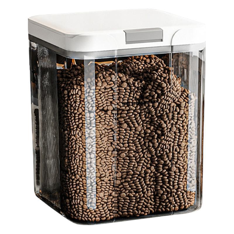 Picture of Pet Food Grain Storage Bucket Cat Food Dog Food Sealed Bucket Cat Food Drying Storage Bucket Moisture-proof Dust-proof Storage Bucket