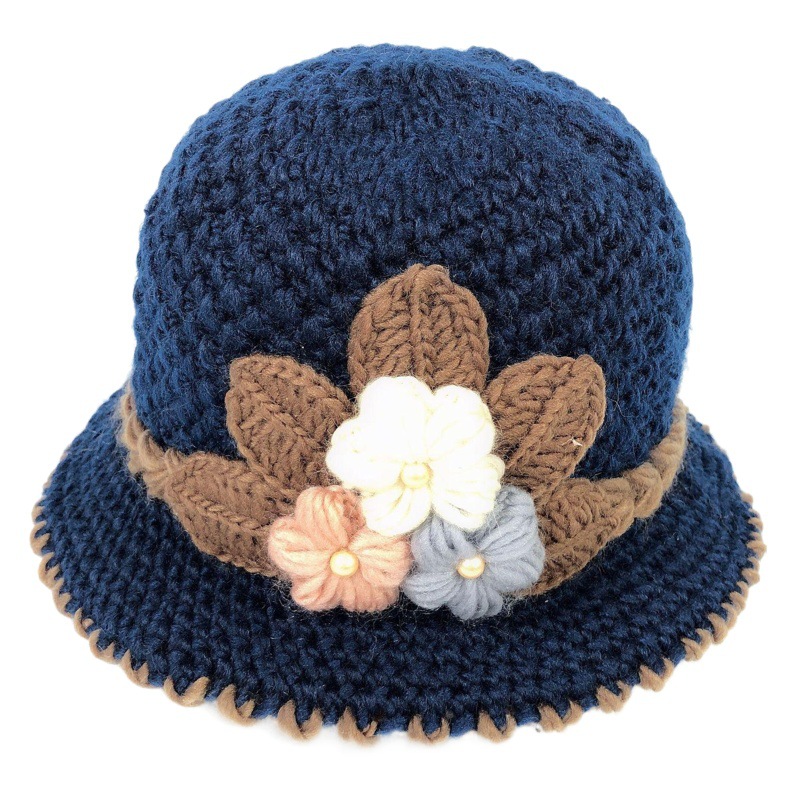 Autumn and Winter Hats, Woolen Hats, Women's Knitted Hats, Women's Warm Ear Protection, Windproof, Velvet Lining, Fashionable and Versatile Factory