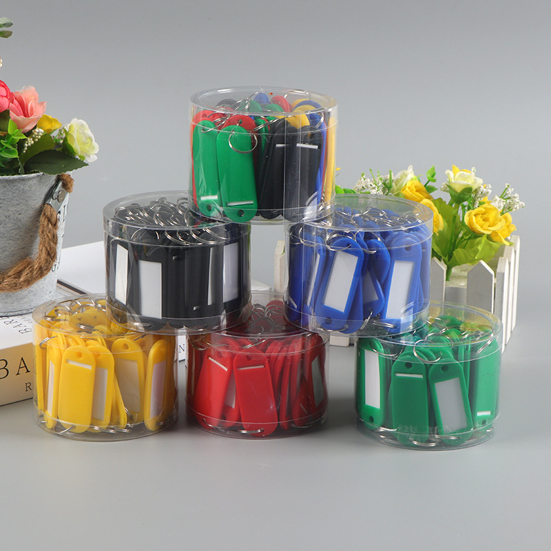 PE soft plastic key number classification label luggage tag key storage management card manufacturers wholesale