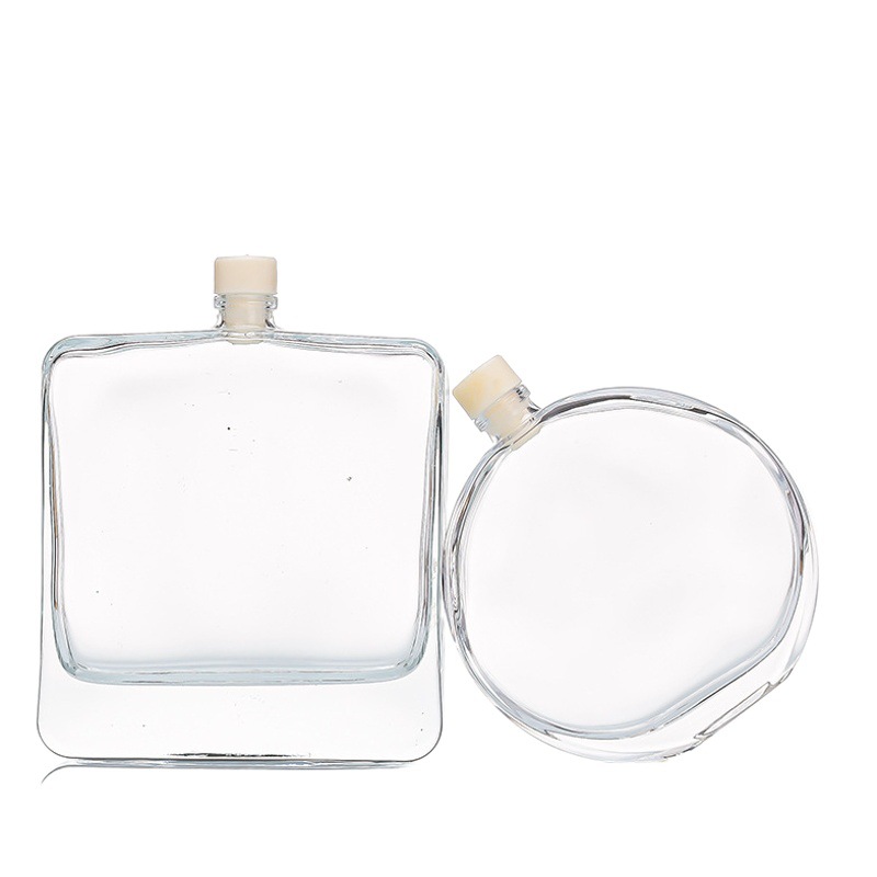 Factory supply non-fire fragrance bottle glass rattan dried flower fragrance bottle fragrance bottle large quantity excellent transparent glass bottle