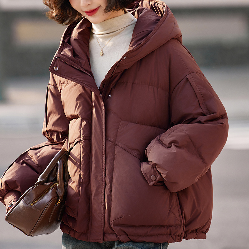 Short Down Jacket Women's Winter 2024 New Thickened High-end Western Style Small Puff Cloud Puff Bread Coat