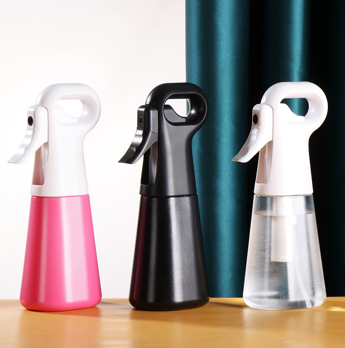 Factory Ready Stock 300ml Hairdressing-Specific High-Pressure Continuous Spray Bottle Rooster Head Spray Bottle Alcohol Disinfectant Spray Bottle