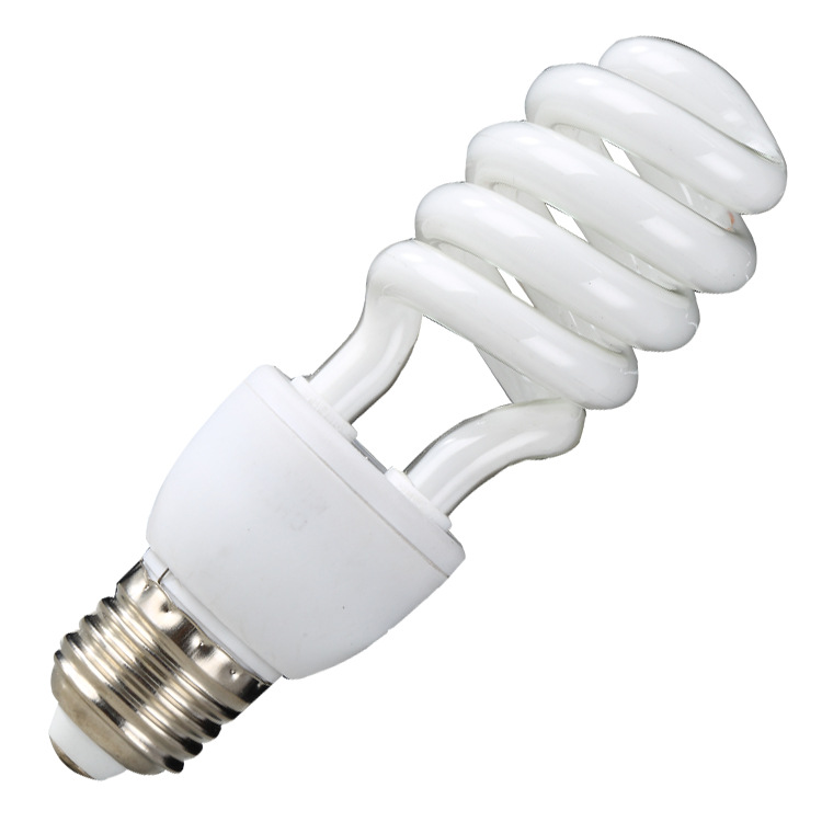 Picture of Factory wholesale tricolor spiral energy-saving bulbs yellow white light 5W 11W 15W 20W
