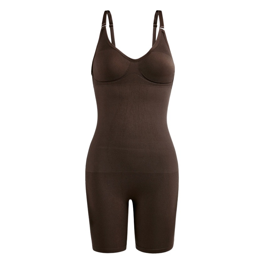 European and American Body-Shaping Jumpsuit Abdomen-Tight Waist-Tight Chest-Gathering Tight Waist-Lifting Hip Seamless Body-Shaping Jumpsuit