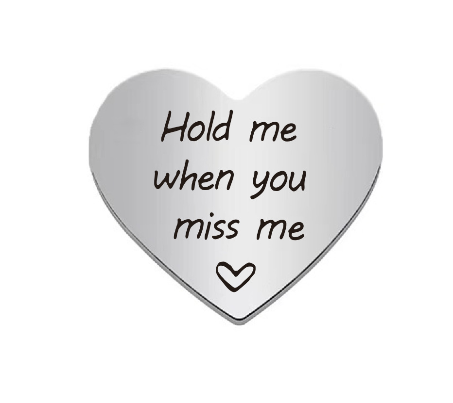 Picture of Cross-border hot-selling creative European and American stainless steel pocket lucky coins for male and female friends commemorative gifts lettering wholesale