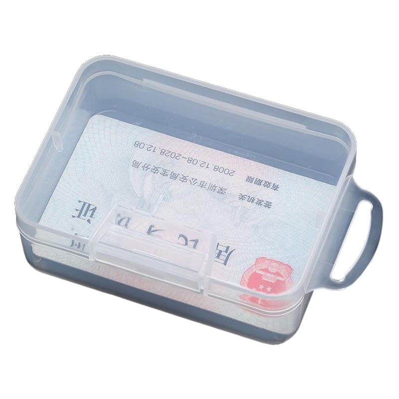 Wholesale 504X plastic box storage box pp with hook parts box tool box small size thickened packaging box
