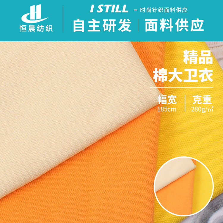 26S polyester cotton terry cloth plus velvet padded combed cotton sweater fabric Terry single-sided spring and summer sweater fabric