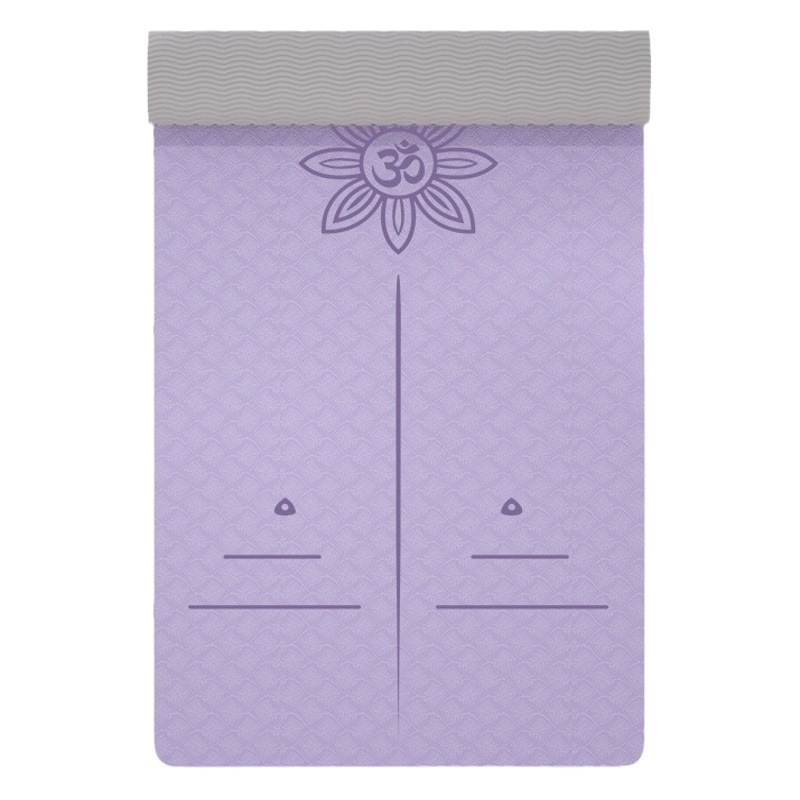 Tpe Yoga Mat Fitness Mat for Home Use, Specially Designed for Girls, Non-Slip, Aerobics, Soundproof, Shockproof, Silent Floor Mat, High Elasticity