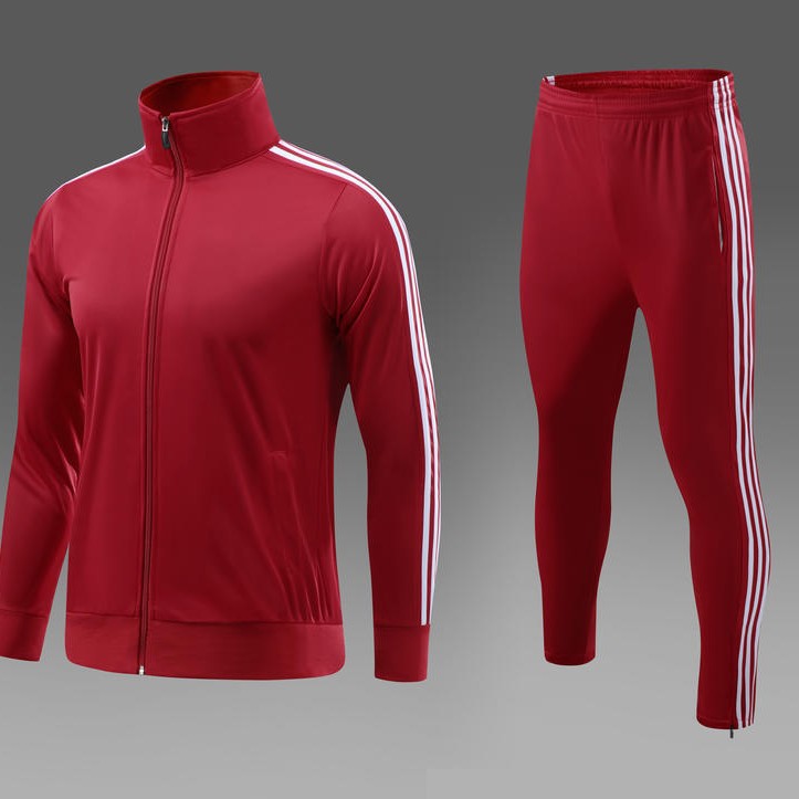 New Velvet Blank Long Zipper Jacket Set for Adults, Autumn and Winter Long-Sleeved Warm Sports and Leisure Clothing