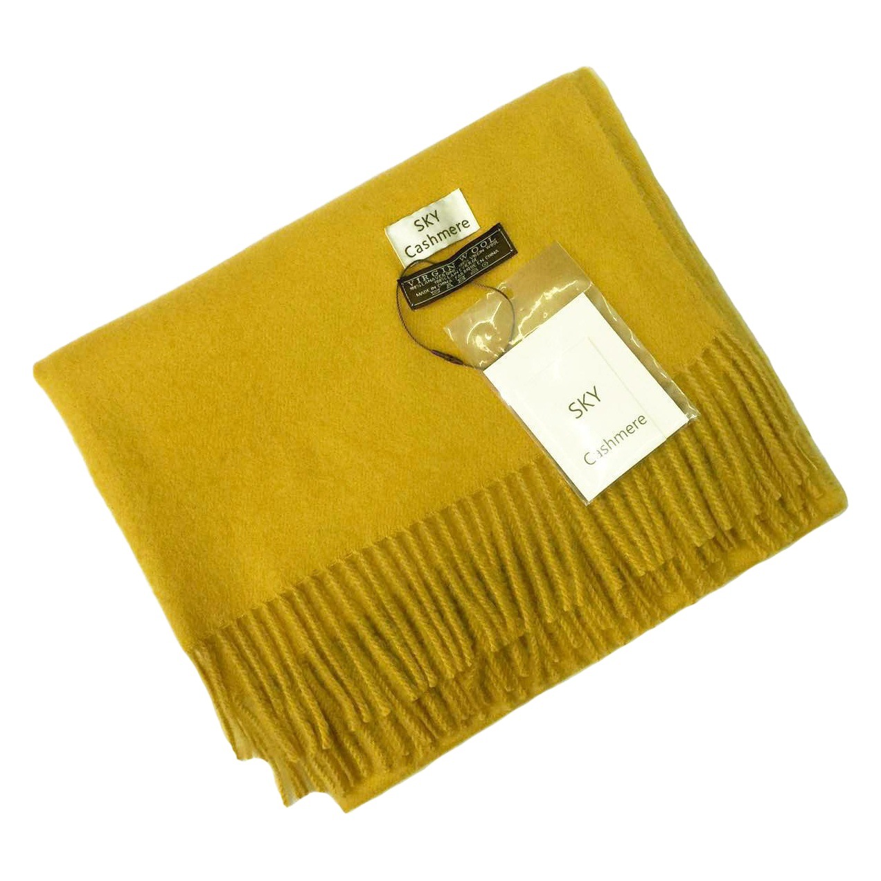 Solid Color Scarf for Women Winter New Thickeneded and Warm Korean Style Student Versatile Monochrome Tassel Imitation Cashmere Scarf Shawl
