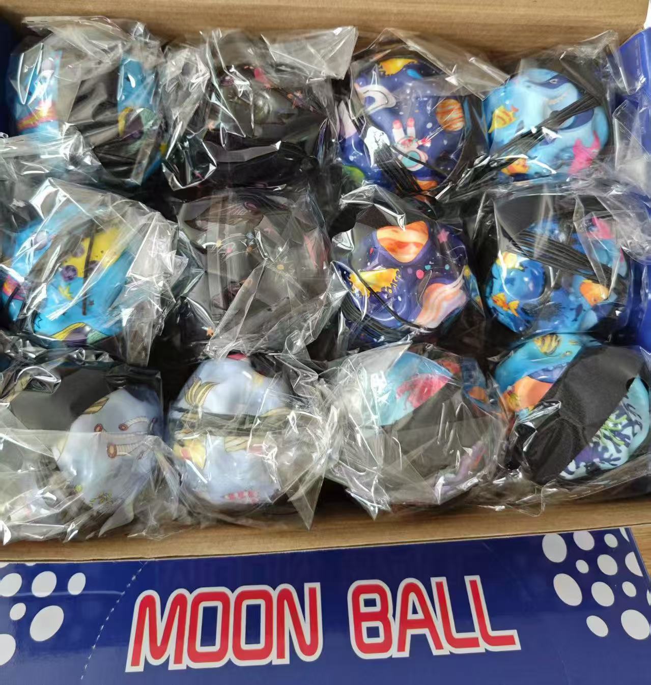 Picture of [Explosions Promotion] Net Red Wrist Moon Stone Elastic Ball Decompression Rebound with Rope Luminous High Elastic Ball