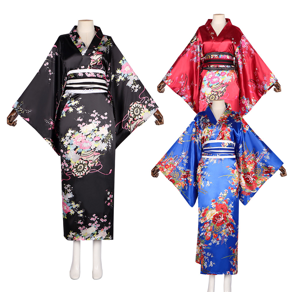 Picture of Japanese traditional ladies dress bathrobe animation performance photo suit kimono stage performance cosplay costume