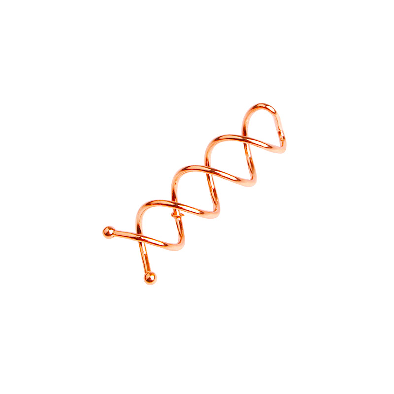 Picture of Korea's New Metal Spiral Hairpin Rotating Styling Hairpin Female Hairdresser Special Tools Wholesale