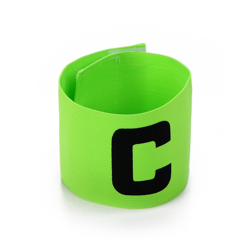 Picture of Captain's Armband Football Game Velcro Basketball Professional Elastic Sticker Event Arm Wrap C-Shaped Label Training