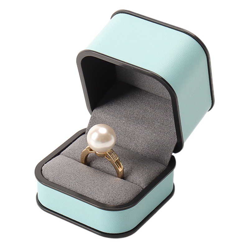 Jewelry Rounded Black Edge Emerald Bracelet Jewelry Box Ring Pendant Jewelry Packaging Box Gift Packaging Gift Box
