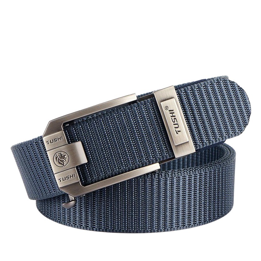 2020 New 3.5 Thickened Nylon Belt Easiest for Match Casual Outdoor Trouser Belt Automatic Buckle Belt Manufacturer Wholesale
