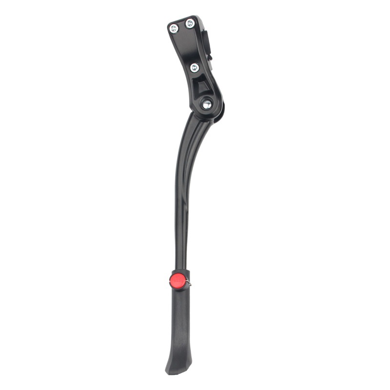 Mountain bike aluminum alloy single support foot support adjustable long and short 2-hole side support single car support Jie 'An