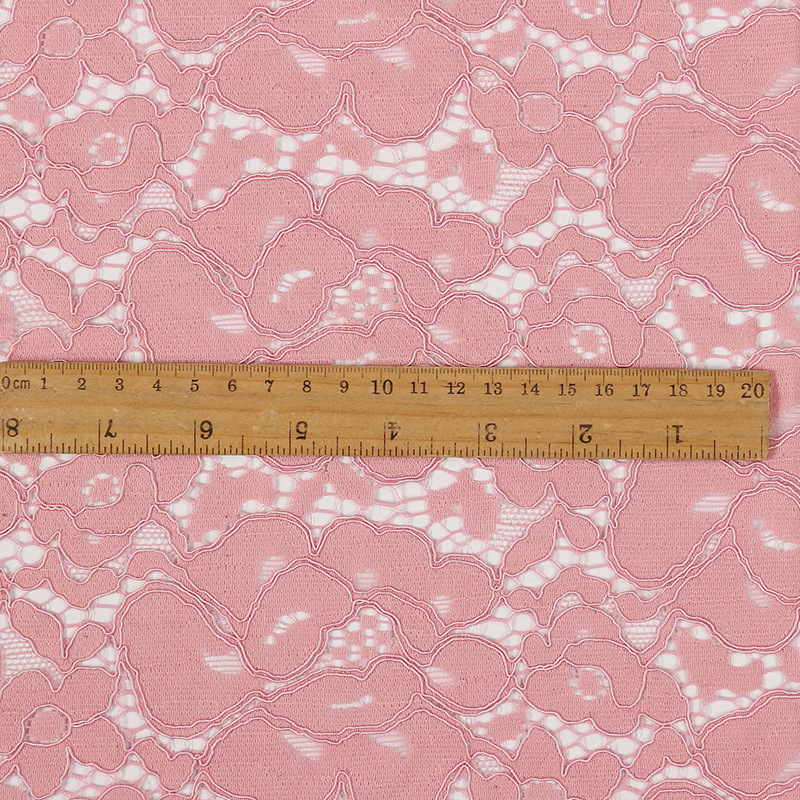 Picture of Factory Wholesale Direct Sales Thickeneded Brocade Eyelash Thread Lace European and American Women's Cheongsam Dress Lace Fabric