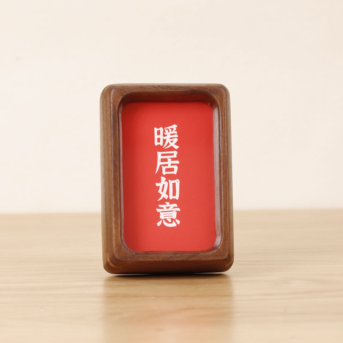 Picture of Black Walnut Solid Wood Polaroid Magnetic Photo Frame Mini Refrigerator Magnet 3inch Id Photo Display Banknote Collection Frame