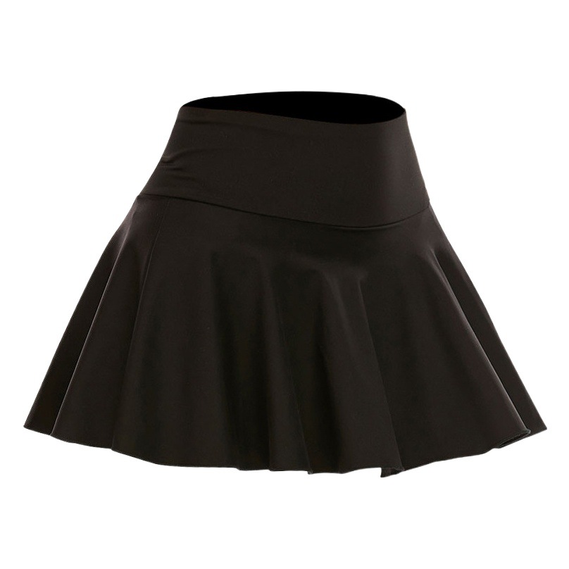 Amazon Outdoor Sports Pleated Skirt Anti-Exposed Yoga Wear Dance Skirt Running Fitness Feather Tennis Skirt