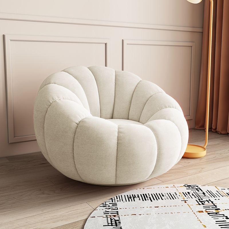 Picture of Internet celebrity pumpkin lazy sofa, single and double sofa chair, lambswool sofa balcony, swivel lounge chair, can lie down and sleep