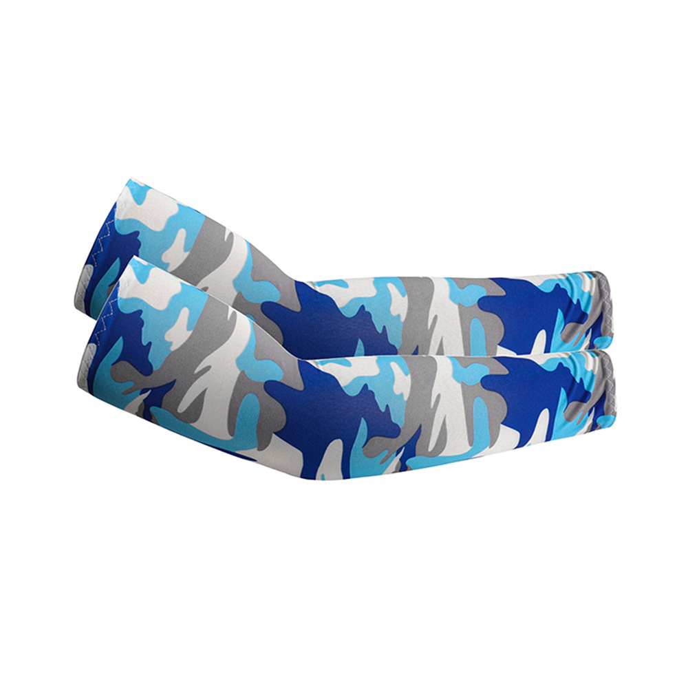 Picture of Hicool Cycling Sun Protection Sleeves Sports Outdoor Cycling Arm Guards Comfortable Breathable Anti-Uv Ice Silk Sleeves