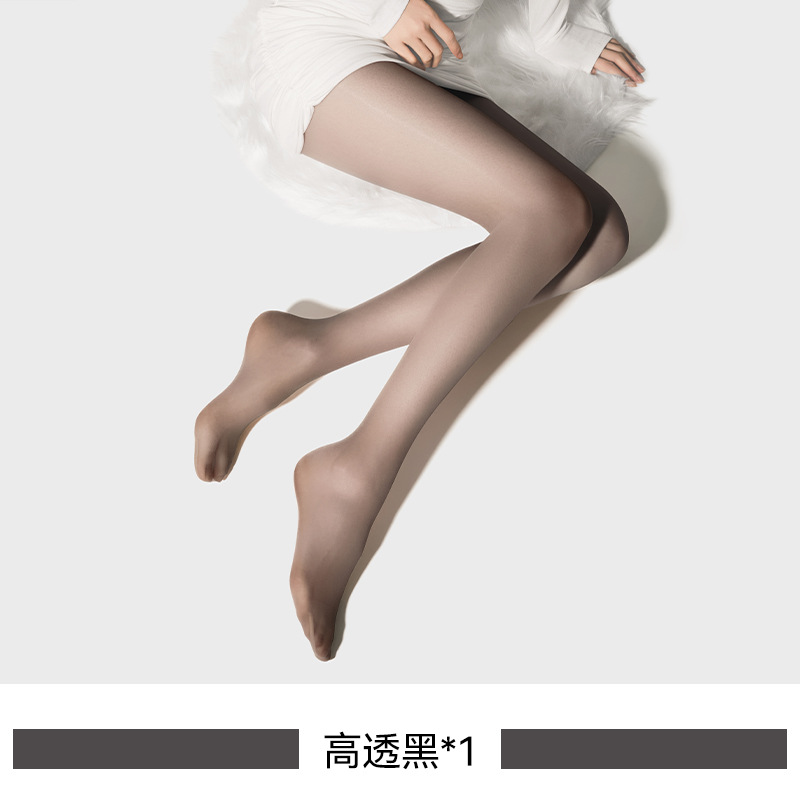 Picture of Bones Black Silk Stockings Black Pantyhose Spring and Autumn Thin No-drop Sexy Ultra-thin Silk Stockings Women's Anti-hook Durable